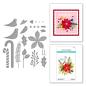 Preview: Spellbinders - Stanzschablone "Christmas Bird Poinsettia" Dies