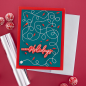 Preview: Spellbinders - Glimmer Hot Foil Plate & Dies "De-light-ful Christmas"