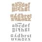 Preview: Spellbinders - Glimmer Hot Foil Plate & Dies "Alphabet"