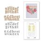 Preview: Spellbinders - Glimmer Hot Foil Plate & Dies "Alphabet"