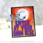 Preview: Picket Fence Studios - Stanzschablone "Enter at Your Own Risk" Dies 3,77x2,74 Inch