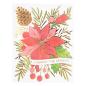 Preview: Spellbinders - Heißfolien-Platte "Full Bloom Poinsettia" Hot Foil Plate Glimmer