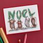 Preview: Spellbinders - Gummistempel Set "Noel" Cling Stamp