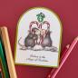 Preview: Spellbinders - Gummistempel Set "Mistletoe Kiss" Cling Stamp