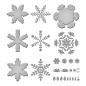 Preview: Spellbinders - Stanzschablone "Delicate Snowflakes" Dies