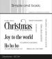 Preview: Simple and Basic - Stempelset "Merry Christmas" Clear Stamps