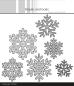 Preview: Simple and Basic - Stanzschablone 6,7x7,6 cm "Snowflakes" Dies