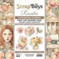 Preview: ScrapBoys - Stanzteile "Rosalia" Pop Up Paper Pack 6x6 Inch - 24 Bogen