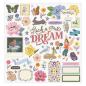 Preview: American Crafts - Aufkleber "Moonlight Magic" Foam Sheet Sticker 12x12 Inch