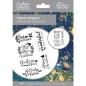 Preview: Crafters Companion - Stempelset "Warm Wishes" Clear Stamps