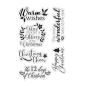 Preview: Crafters Companion - Stempelset "Warm Wishes" Clear Stamps