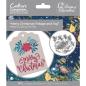 Preview: Crafters Companion - Stanzschablone "Merry Christmas Foliage and Tag" Dies