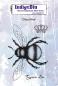 Preview: IndigoBlu - Gummistempel Set "Giant Bee" A6 Rubber Stamp