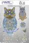 Preview: IndigoBlu - Gummistempel Set "Owl Tales" A5 Rubber Stamp