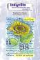 Preview: IndigoBlu - Gummistempel "Sunflower Bloom" A6 Rubber Stamp