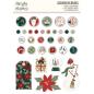 Preview: Simple Stories - Decorative Brads "Boho Christmas" 