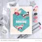 Preview: My Favorite Things - Gummistempel "Denim" 6x6" Background Rubber Stamp