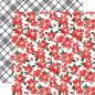 Preview: Carta Bella - Designpapier "Merry Christmas Flora" Paper Pad 6x6 Inch - 24 Bogen