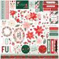 Preview: Carta Bella - Designpapier "Peaceful Christmas Flora" Collection Kit 12x12 Inch - 12 Bogen  