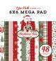 Preview: Echo Park - Designpapier "Christmas Time" Cardmakers Mega Pad 6x6 Inch - 48 Bogen