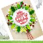 Preview: Lawn Fawn - Stanzschablone "Magic Iris Holly Wreath" Add-on Die