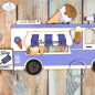 Preview: Elizabeth Craft Designs - Stanzschalone "Food Truck Accessories" Dies