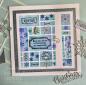 Preview: Woodware - Schablone "Abstract Grid" Stencil