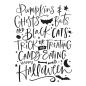 Preview: Spellbinders - Buchdrucktechnik "Pumpkins & Ghosts Background" Press Plate