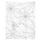 Preview: Spellbinders - Buchdrucktechnik "Spider Web Background" Press Plate