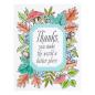 Preview: Spellbinders - Buchdrucktechnik "Autumn Thanks Frame" Press Plate