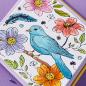 Preview: Spellbinders - Buchdrucktechnik "Diamond Aviary" Press Plate