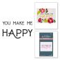 Preview: Spellbinders - Buchdrucktechnik "You Make Me Happy" Press Plate