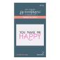 Preview: Spellbinders - Buchdrucktechnik "You Make Me Happy" Press Plate