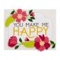 Preview: Spellbinders - Buchdrucktechnik "You Make Me Happy" Press Plate