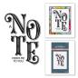 Preview: Spellbinders - Buchdrucktechnik "A Note from Me to You" Press Plate