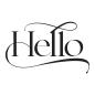 Preview: Spellbinders - Buchdrucktechnik "Hello" Press Plate