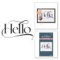 Preview: Spellbinders - Buchdrucktechnik "Hello" Press Plate