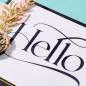 Preview: Spellbinders - Buchdrucktechnik "Hello" Press Plate