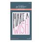 Preview: Spellbinders - Buchdrucktechnik "Diagonal Make a Wish" Press Plate