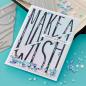 Preview: Spellbinders - Buchdrucktechnik "Diagonal Make a Wish" Press Plate