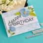 Preview: Spellbinders - Buchdrucktechnik "Happy Birthday Celebrate" Press Plate