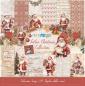 Preview: Papers For You - Designpapier "Father Christmas" Scrap Paper Pack 8x8 Inch - 24 Bogen