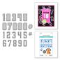 Preview: Spellbinders - Stanzschablone "Jersey Numbers" Dies