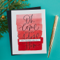 Preview: Spellbinders - Press Plate & Dies "Merry & Bright Sentiment Strips"