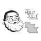 Preview: Spellbinders - Press Plate & Dies "Holly Jolly Santa"