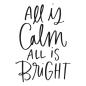 Preview: Spellbinders - Buchdrucktechnik "All Is Calm" Press Plate