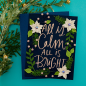 Preview: Spellbinders - Buchdrucktechnik "All Is Calm" Press Plate