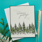 Preview: Spellbinders - Press Plate & Dies "Seasons Greetings Evergreens"