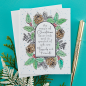 Preview: Spellbinders - Buchdrucktechnik "Magic of Christmas Frame" Press Plate