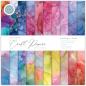 Preview: Craft Consortium - Designpapier "Ink Drops Vivid" Paper Pad 8x8 Inch - 30 Bogen